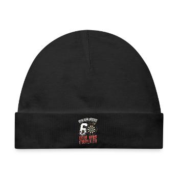 60. Geburtstag Dart Triple 20 - Baby Premium Organic Mütze - Schwarz - Vorne