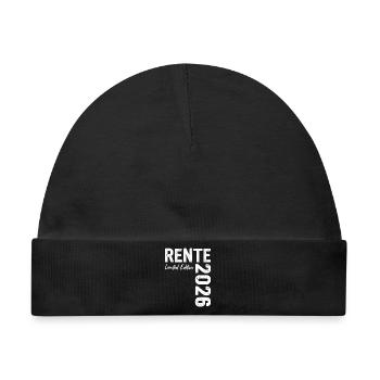 Rente 2026 Rentnergeschenke - Baby Premium Organic Mütze - Schwarz - Vorne