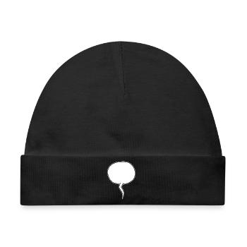 Sprechblasen-Skizze Outline - Baby Premium Organic Mütze - Schwarz - Vorne