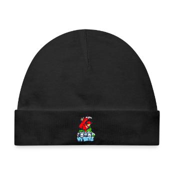 Breakdance B-Boy Streetdance Design Hip Hop Dance - Baby Premium Organic Mütze - Schwarz - Vorne