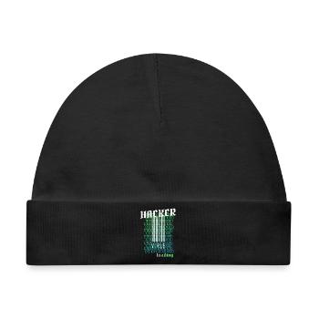 Anonymous, Hacker - Baby Premium Organic Mütze - Schwarz - Vorne