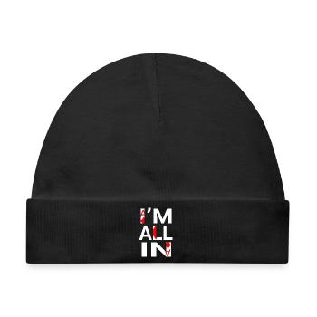 I'm All In(Pokerspieler) - Baby Premium Organic Mütze - Schwarz - Vorne