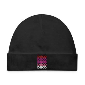 Disco Disco Disco - Baby Premium Organic Mütze - Schwarz - Vorne