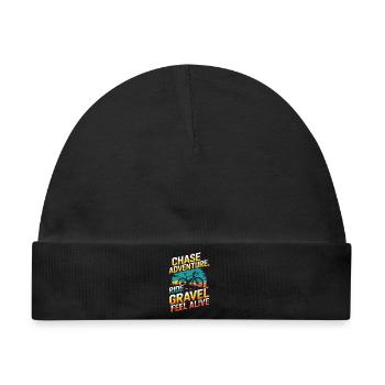 Chase Adventure Ride Kies Fühlt sich lebendig an - Baby Premium Organic Mütze - Schwarz - Vorne