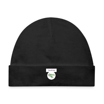 Es ist das Ende der Bohnen - Baby Premium Organic Mütze - Schwarz - Vorne