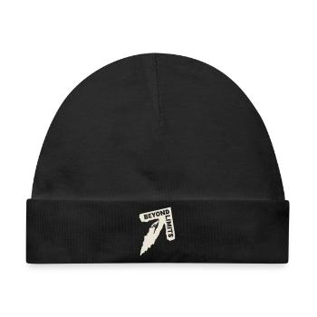 Beyond Limits - Climber [Weiß] - Baby Premium Organic Mütze - Schwarz - Vorne