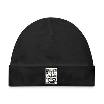 Architekt - Baby Premium Organic Mütze - Schwarz - Vorne