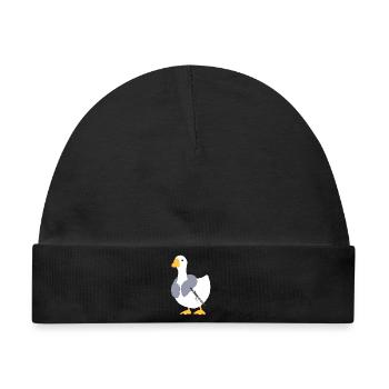 Wo sich Winde treffen – Chinesische Gans – Brunnen des Himmels - Baby Premium Organic Mütze - Schwarz - Vorne