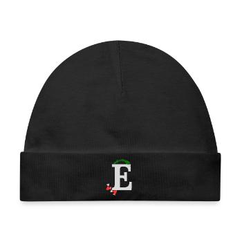 E - Baby Premium Organic Mütze - Schwarz - Vorne