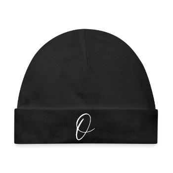 O - Baby Premium Organic Mütze - Schwarz - Vorne