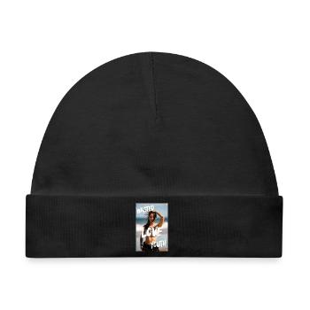 W*st*d Love Youth Strandlook - Baby Premium Organic Mütze - Schwarz - Vorne