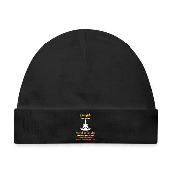 Sternzeichen Löwe - Baby Premium Organic Mütze - Schwarz - Vorne