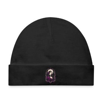 Die Vampirin mit den schwarzen Rosen - Baby Premium Organic Mütze - Schwarz - Vorne