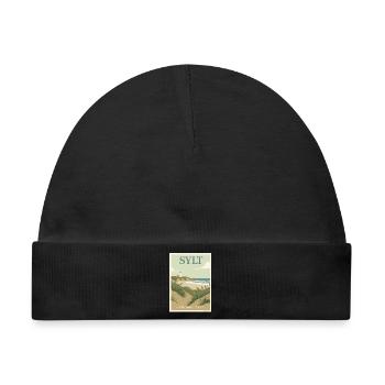 Sylt National Park Vintage Coast - Baby Premium Organic Mütze - Schwarz - Vorne