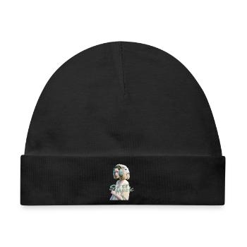 Anthropomorph 10 Tippfehler - Baby Premium Organic Mütze - Schwarz - Vorne