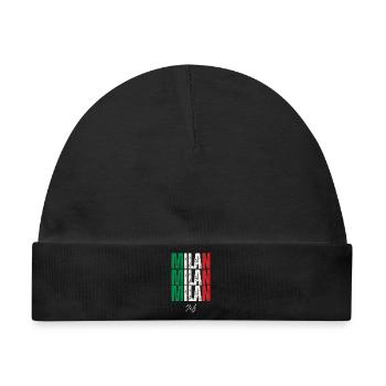 Mailand Italien, Souvenir von Mailand - Baby Premium Organic Mütze - Schwarz - Vorne
