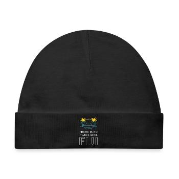 Fiji - Baby Premium Organic Mütze - Schwarz - Vorne