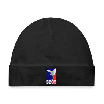 Breakdance B-Boy Streetdance Design Hip Hop Dance - Baby Premium Organic Mütze - Schwarz - Vorne