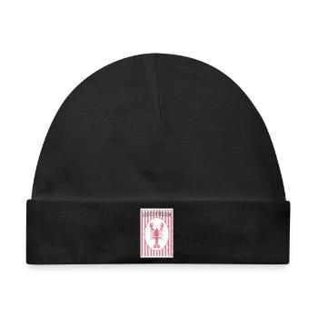 Lobster Season Retro Hummer Sommer Design - Baby Premium Organic Mütze - Schwarz - Vorne