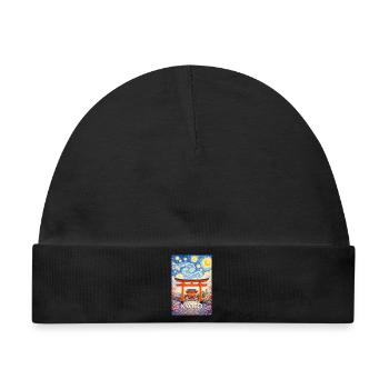 Kyoto Japan - Baby Premium Organic Mütze - Schwarz - Vorne