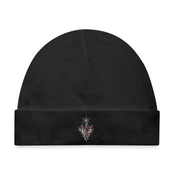 London Skyline Big Ben Silhouette - Baby Premium Organic Mütze - Schwarz - Vorne
