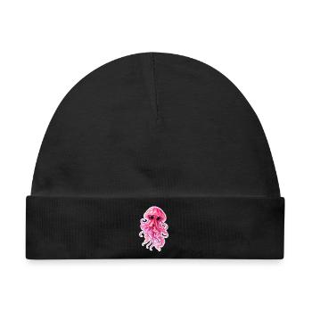 Pink Jellyfish Sunglasses - Baby Premium Organic Mütze - Schwarz - Vorne