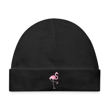 flämisch - Baby Premium Organic Mütze - Schwarz - Vorne