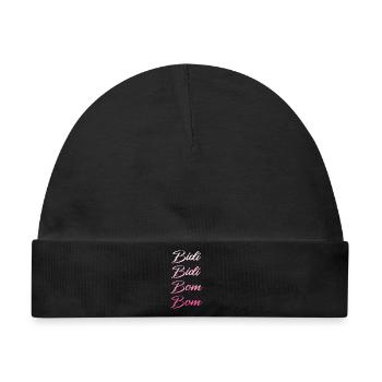 Bidi Bidi Bom Bom - Panish Dance - Spanisches Fest - Baby Premium Organic Mütze - Schwarz - Vorne