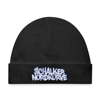 Schalker Nordkurve - Baby Premium Organic Mütze - Schwarz - Vorne