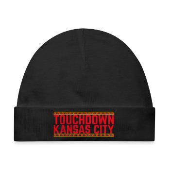 Touchdown Kansas City Stadion-Print - Baby Premium Organic Mütze - Schwarz - Vorne