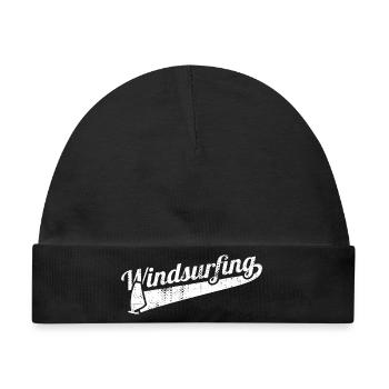 Windsurfing - Baby Premium Organic Mütze - Schwarz - Vorne