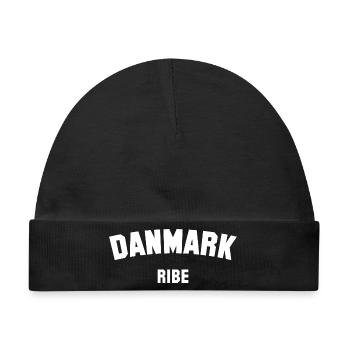 RIBE Denmark Dänemark - Baby Premium Organic Mütze - Schwarz - Vorne
