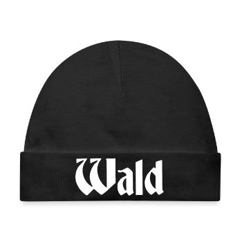 Wald - Baby Premium Organic Mütze - Schwarz - Vorne