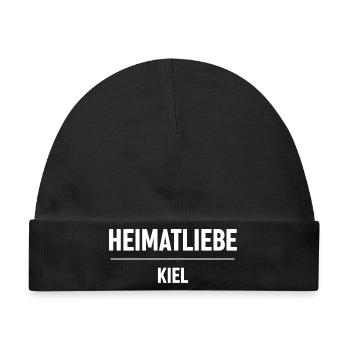 Heimatliebe Kiel - Baby Premium Organic Mütze - Schwarz - Vorne