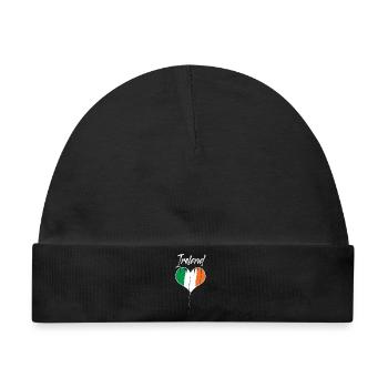 Irland - Baby Premium Organic Mütze - Schwarz - Vorne
