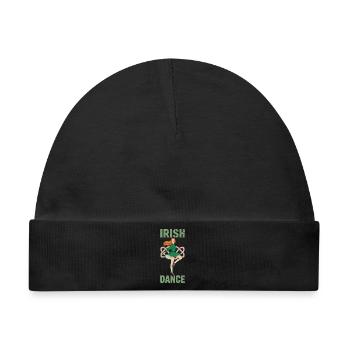 Irish Dance Irish Dancing irische Tänzer Geschenk - Baby Premium Organic Mütze - Schwarz - Vorne