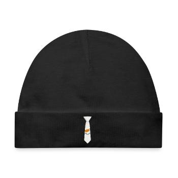 Cyprus Tie – Flaggendesign - Baby Premium Organic Mütze - Schwarz - Vorne