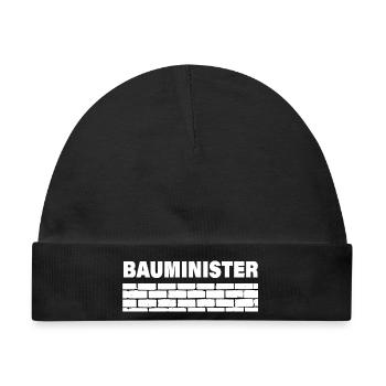 BAUMINISTER - Baby Premium Organic Mütze - Schwarz - Vorne