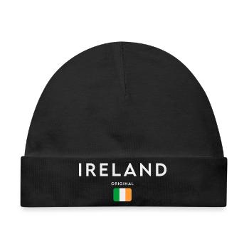 Flagge von Irland, Irish Pride - Baby Premium Organic Mütze - Schwarz - Vorne