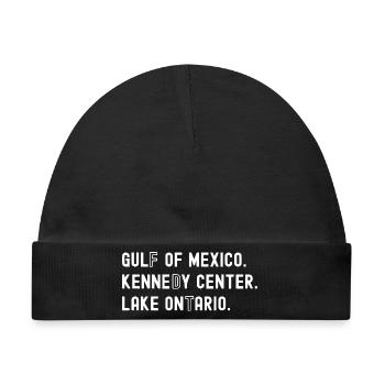 Lake Ontario Golf von Mexiko Kennedy Center Das - Baby Premium Organic Mütze - Schwarz - Vorne