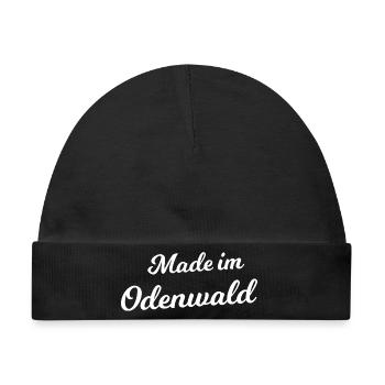 Aus dem Odenwald - Baby Premium Organic Mütze - Schwarz - Vorne