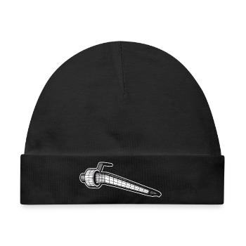DJ-System, Djing, Needle, Turntablism - Baby Premium Organic Mütze - Schwarz - Vorne