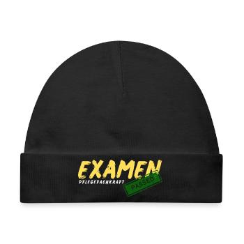Examen Pflegefachkraft - Baby Premium Organic Mütze - Schwarz - Vorne