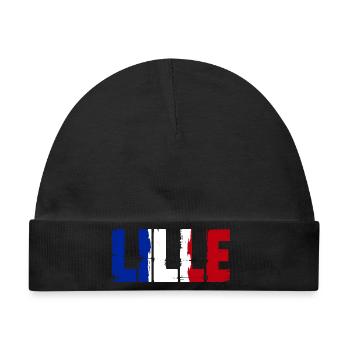 Lille Frankreich - Baby Premium Organic Mütze - Schwarz - Vorne