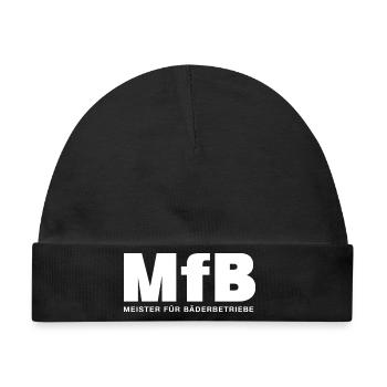 Meister für Bäderbetriebe MfB Schwimmbad Prüfung - Baby Premium Organic Mütze - Schwarz - Vorne