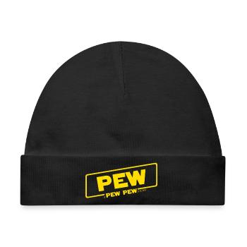 Eine Pew Pew Story - Baby Premium Organic Mütze - Schwarz - Vorne