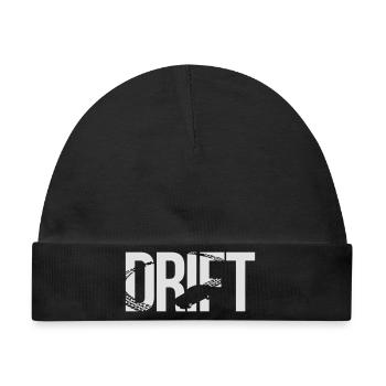 drift - Baby Premium Organic Mütze - Schwarz - Vorne