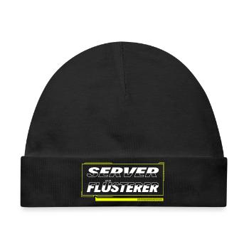 Server Flüsterer - Baby Premium Organic Mütze - Schwarz - Vorne