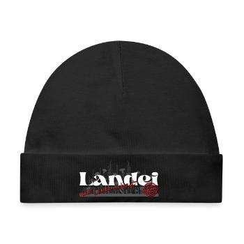 Spruch - Landei mit Leidenschaft/ Landwirt - Baby Premium Organic Mütze - Schwarz - Vorne