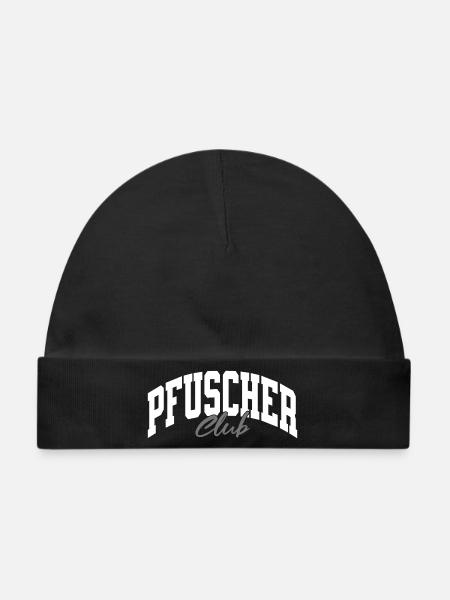 Pfuscher Club - Baby Premium Organic Mütze - Schwarz